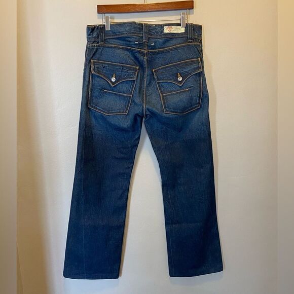 Division E Dark Wash Straight  Jeans 33 - Picture 2 of 10